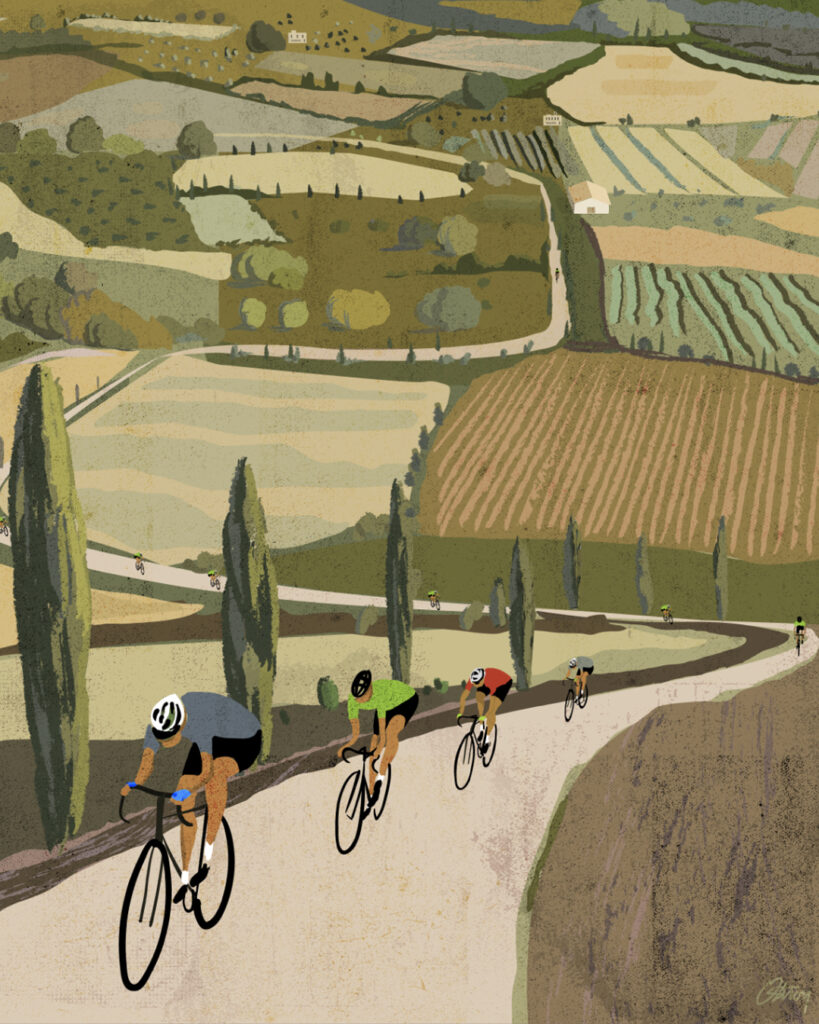VIFRA è un azienda Toscana, terra di storia, arte, gusto ingegno e...ciclismo!